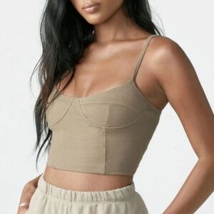 Josh Brown Bustier Cami - Taupe